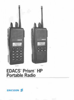 Буклет Ericsson EDACS Prism HP Portable radio, 55-407, Баград.рф